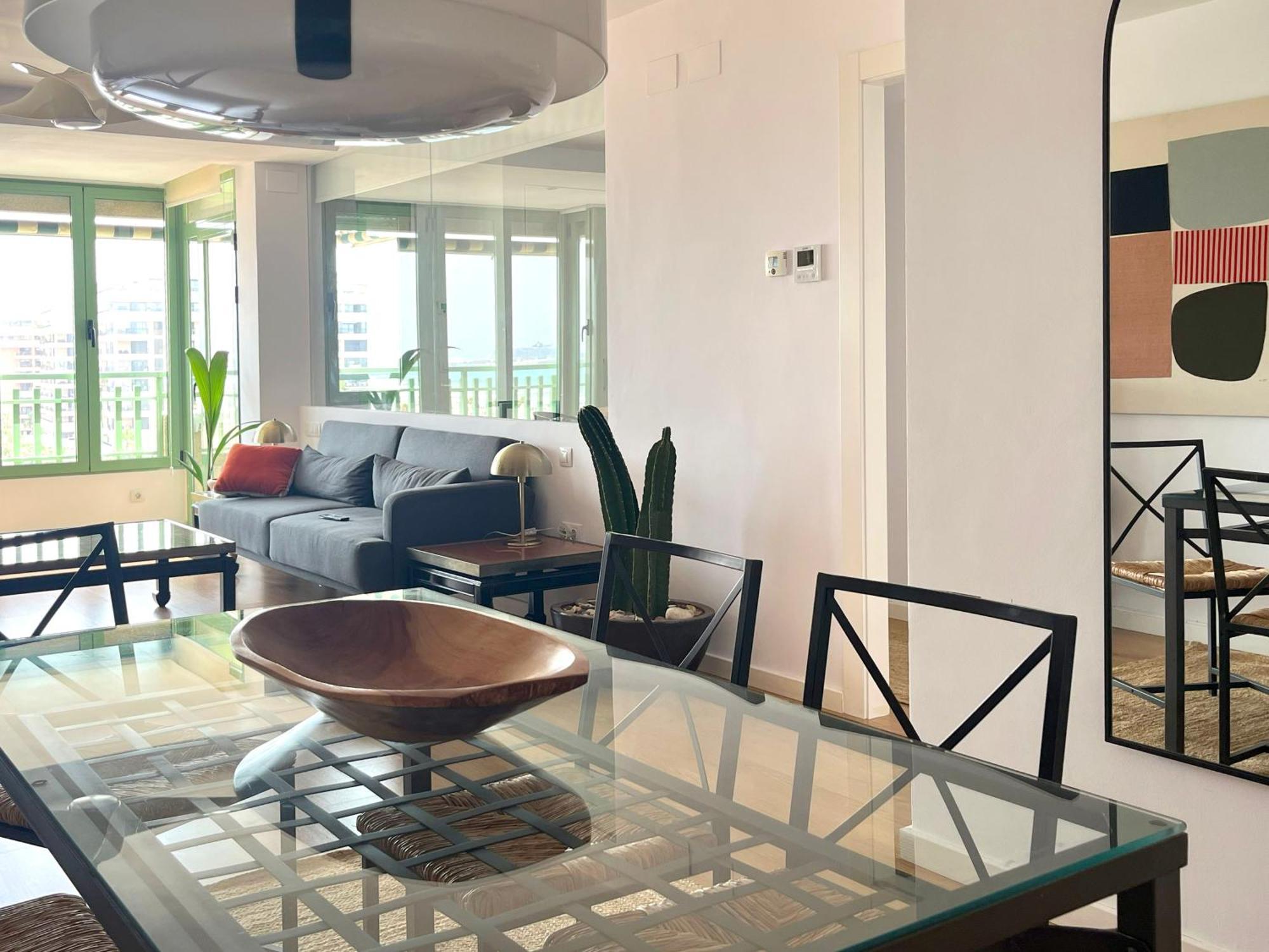 Stylish Well-Connected Beachfront Flat Valencia Exterior foto